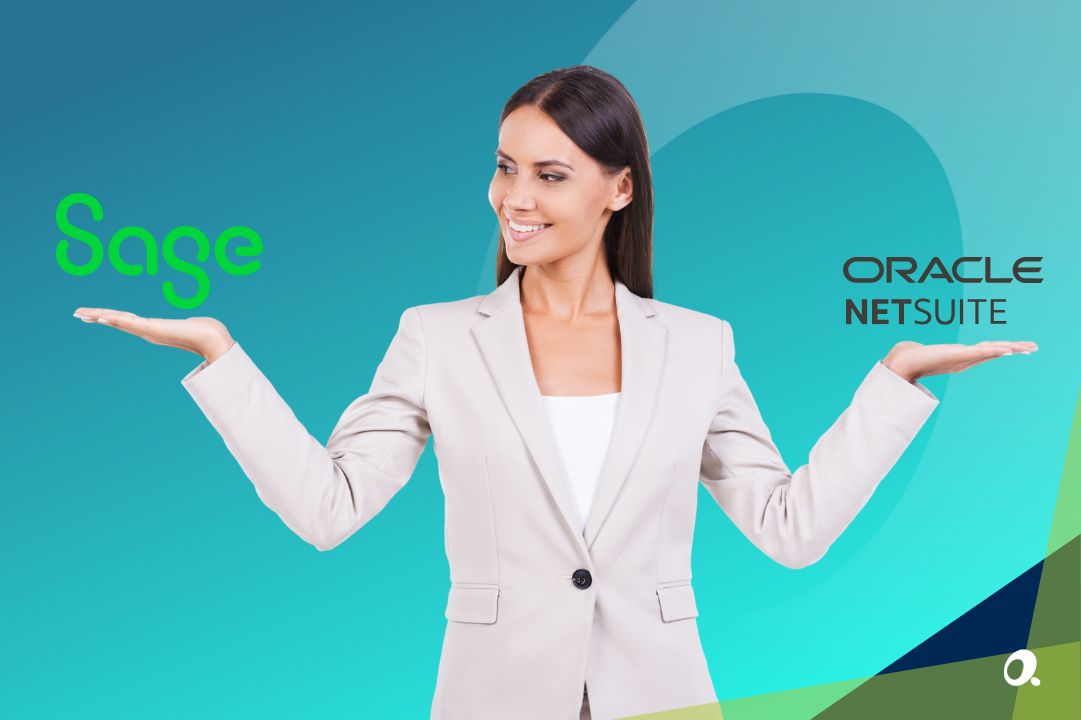 Finance professional weighing the options between Sage Intacct and Netsuite