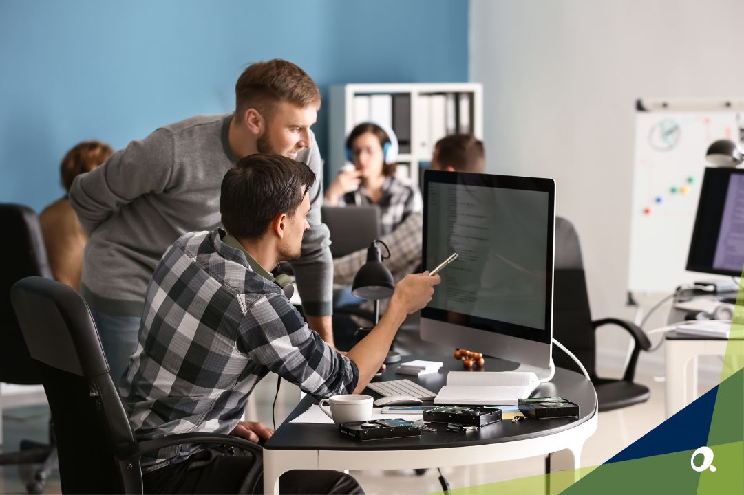 Finance team working with a cloud-based financial solution