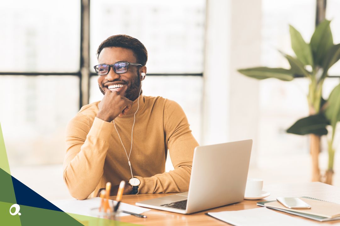 Finance professional choosing the best system for his company